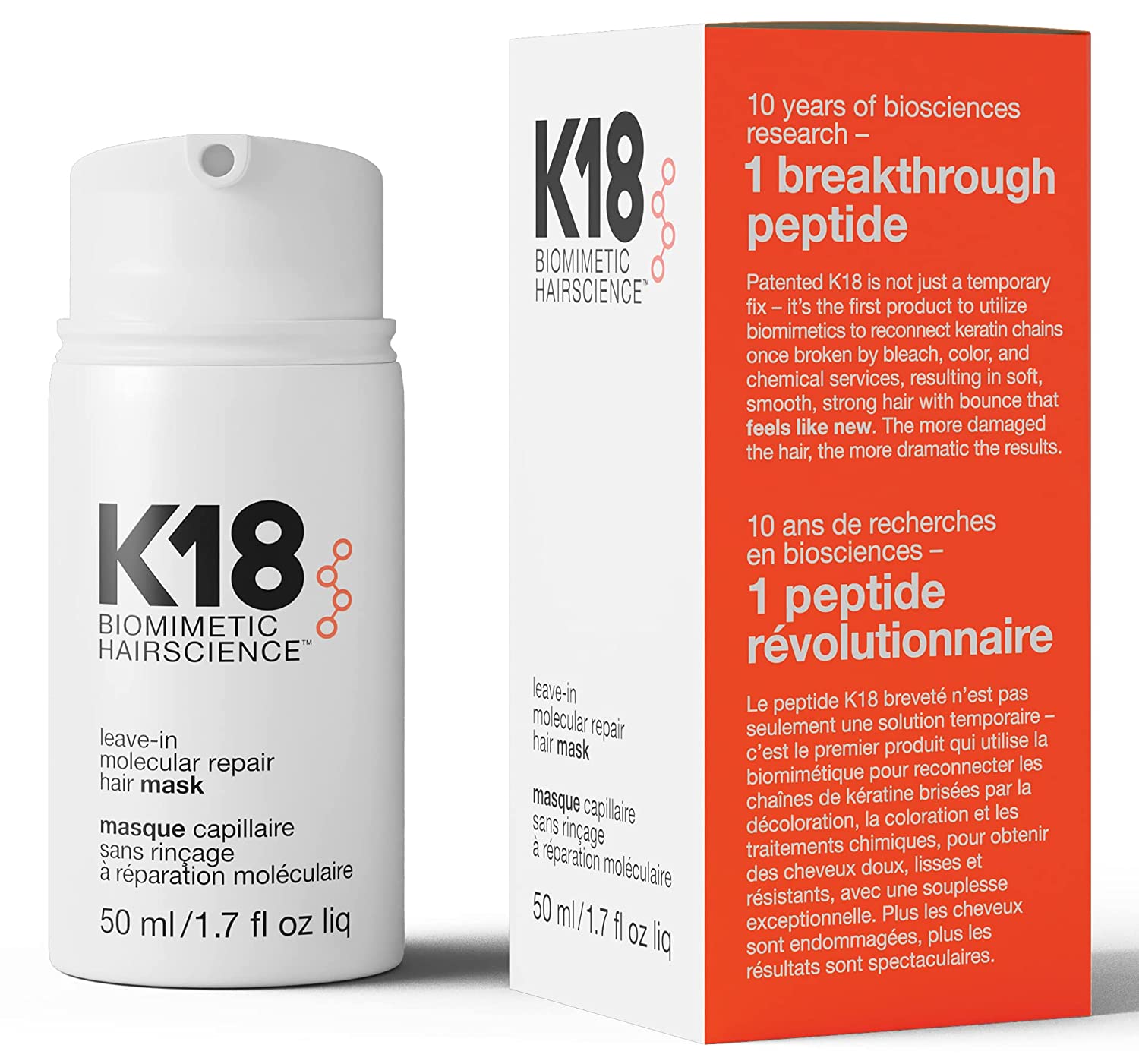K18 Mascarilla Molecular 5 ml – Tienda Matiz