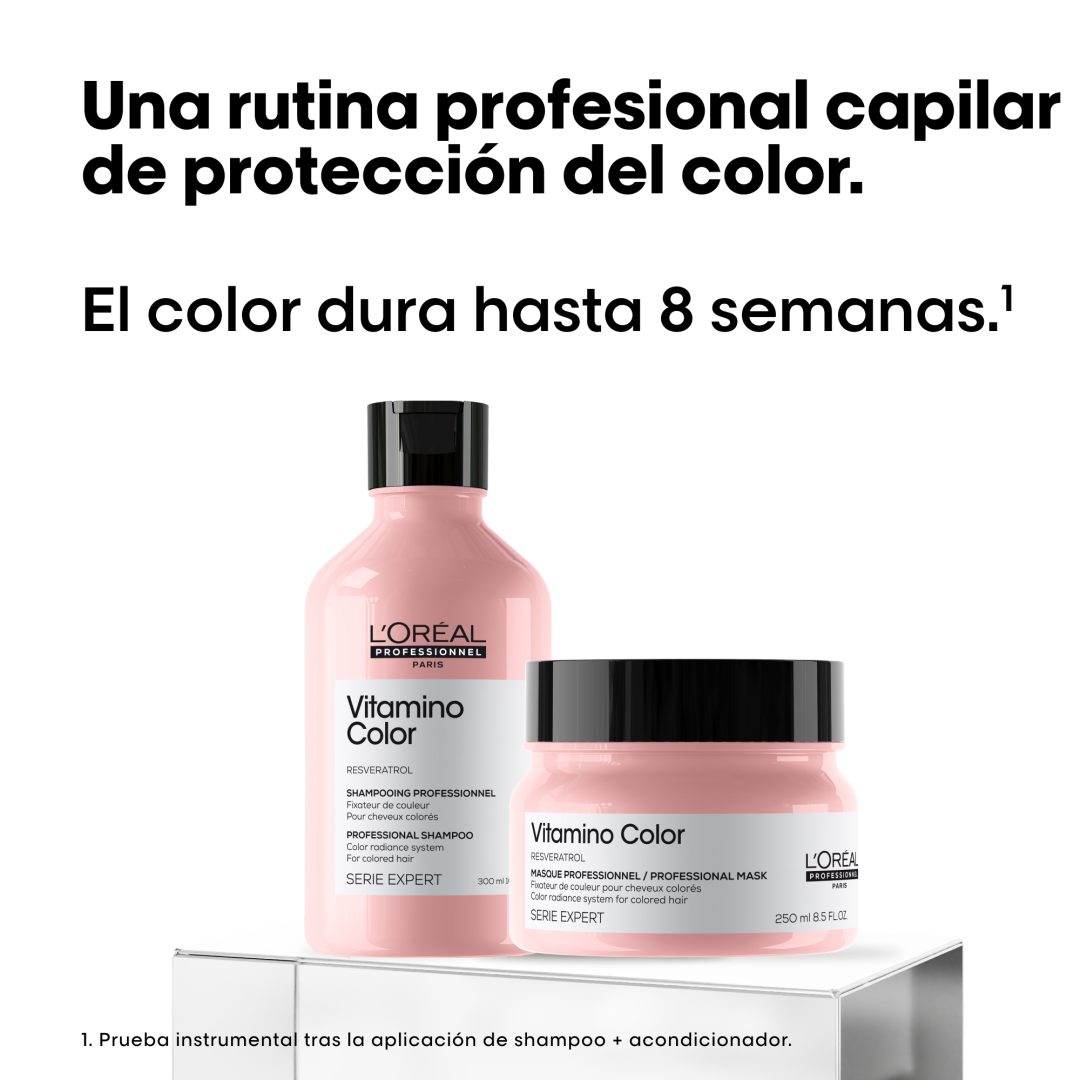 Set Cuidado del Color Vitamino Color Shampoo 300ml + Máscara 250ml - Imagen 2