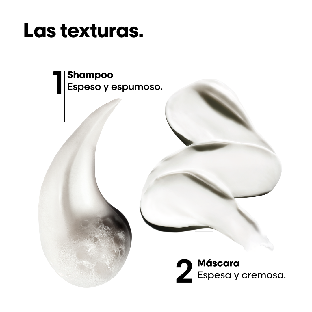 SET METAL DETOX PARA CABELLO DAÑADO Y CON COLOR SHAMPOO 300 ML + MÁSCARA 250 ML - Imagen 4